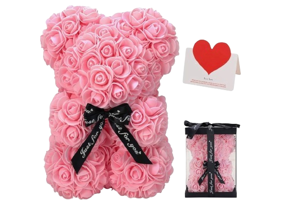 Immortal flower rose bear