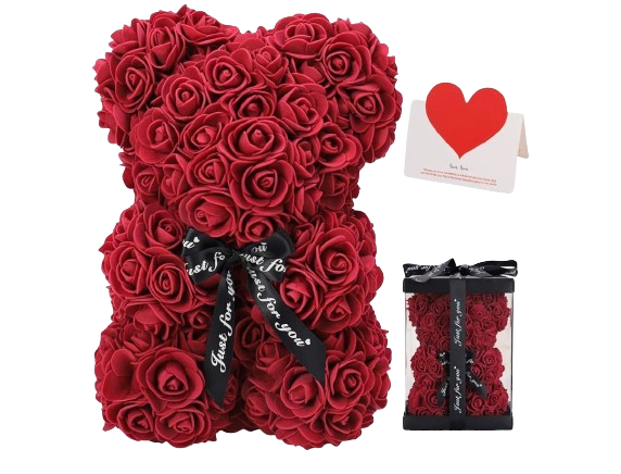 Immortal flower rose bear